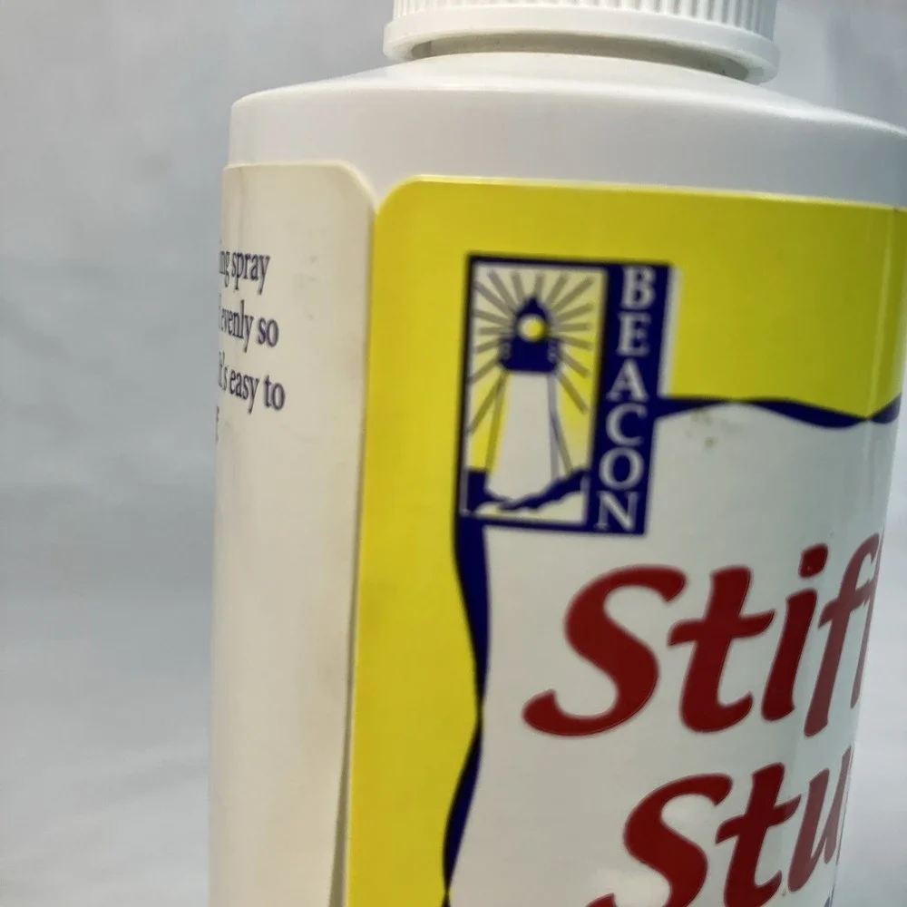 Stiffen Stuff Super Quick Stiffening Spray 8oz New Beacon Fabric Bows Crochet‎